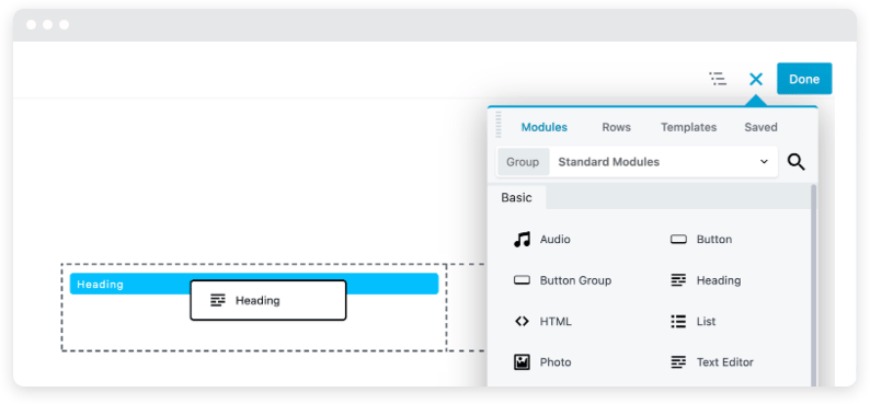 An example of a Beaver Builder module. 